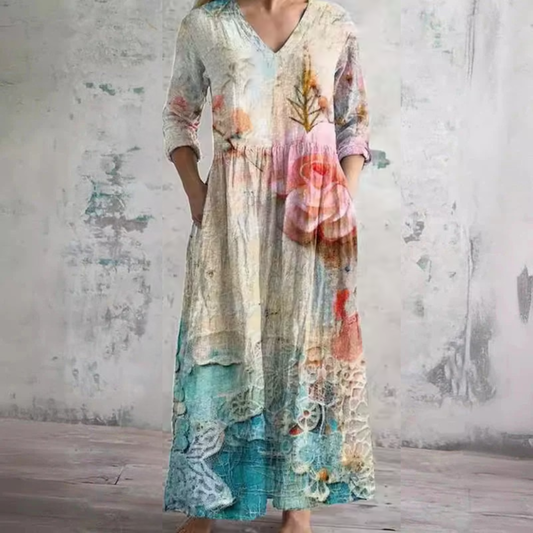 Patricia™ | Vestido Floral de Verano
