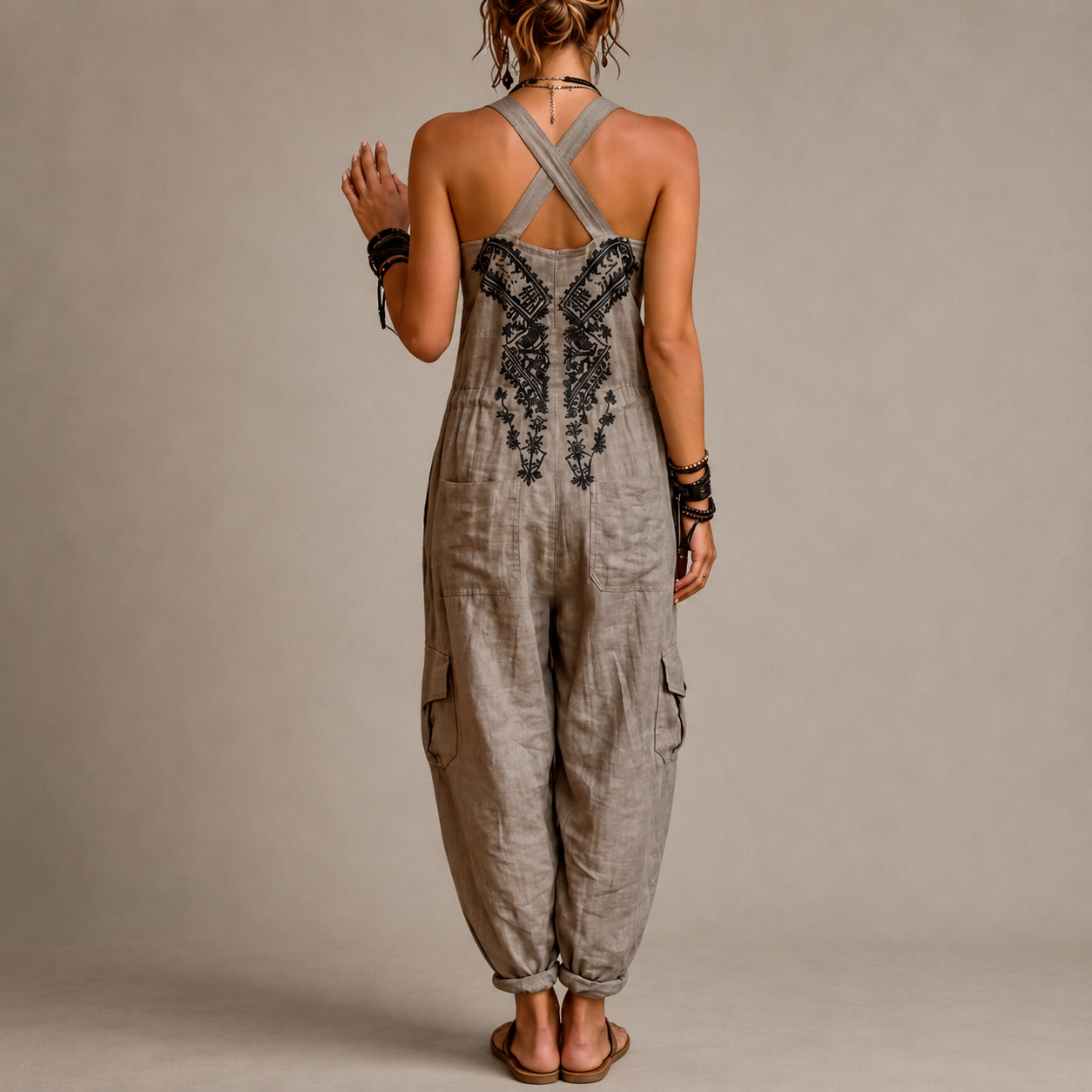 Astrid | Mono bohemio bordado