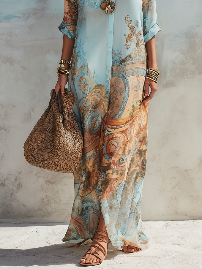Lorna | Vestido Químiser Mediterráneo