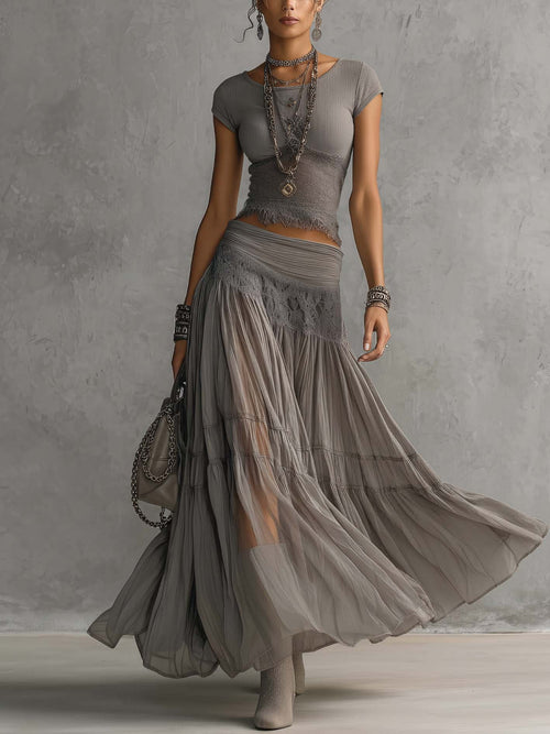 Caterina | Conjunto boho couture de encanto etéreo