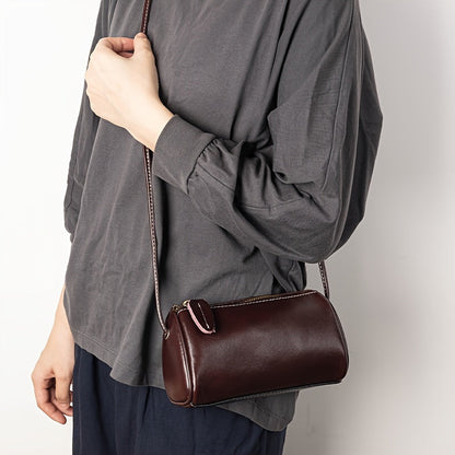 La elegancia pulida de Camille | Bolso de hombro de piel