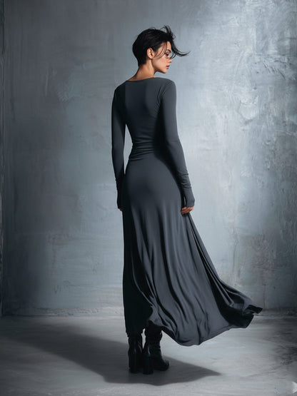 Itziar - Vestido Elegante con Nudo Lateral