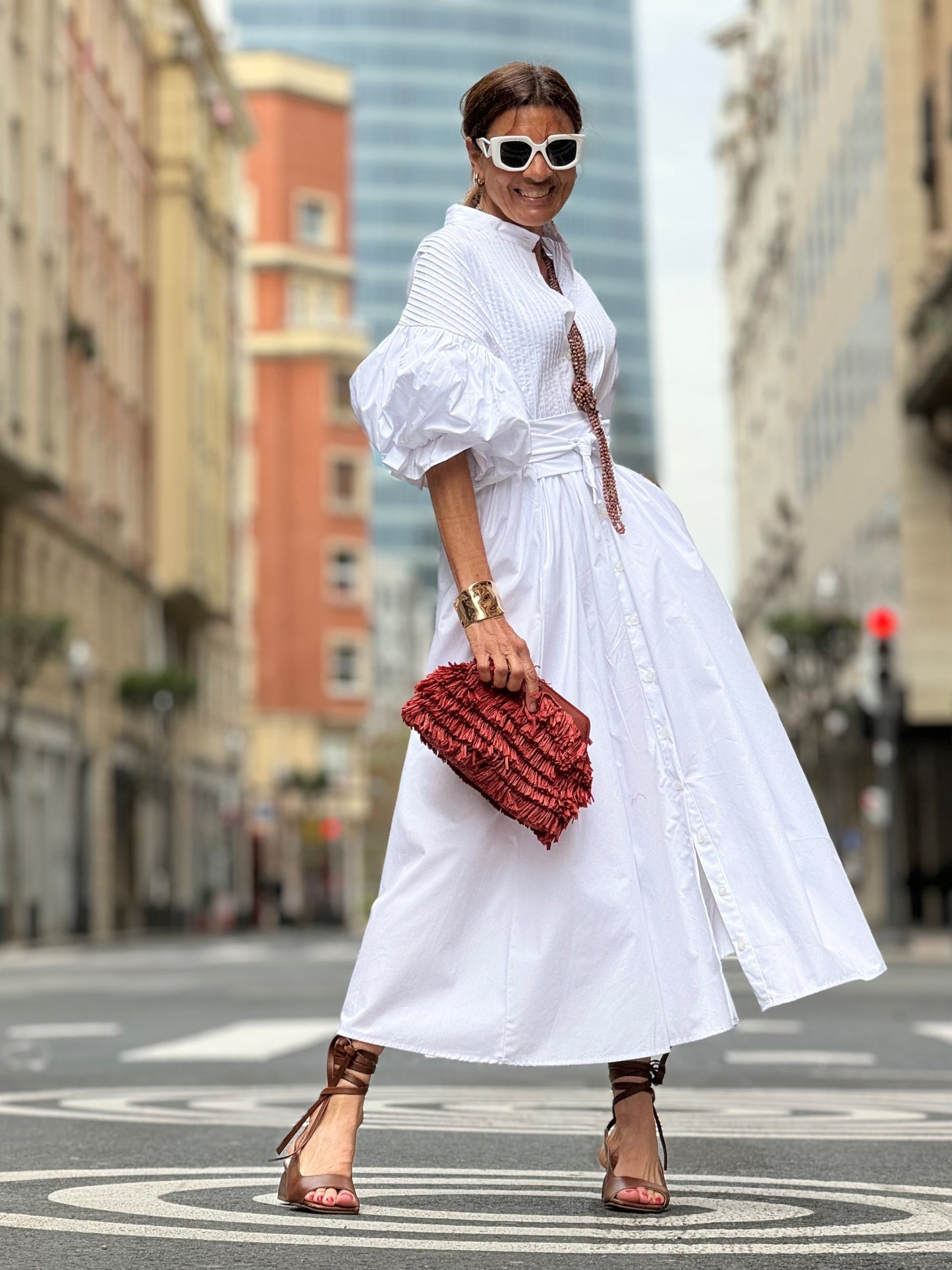 Vestido Phoebe Blanco