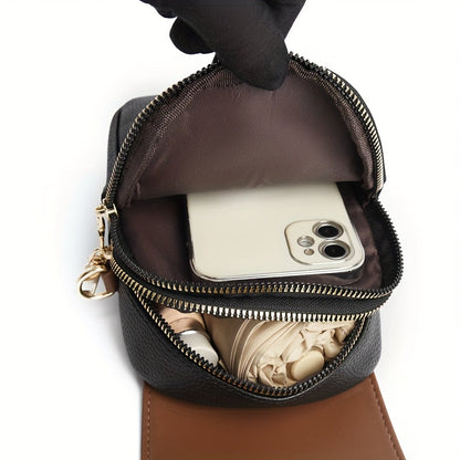 Bolso bandolera compacto de piel Sienna’s Soft Classic