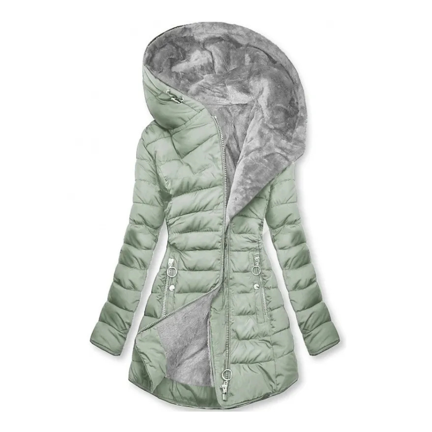 Julia - Chaqueta acolchada de invierno con capucha