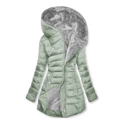 Julia - Chaqueta acolchada de invierno con capucha