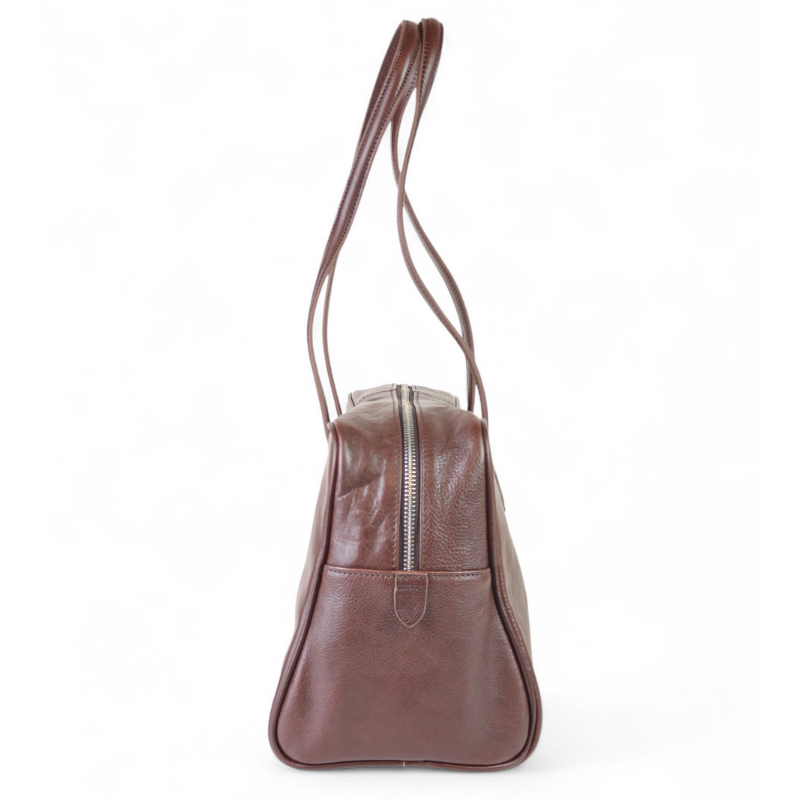Bolso Tote Estructurado de Piel Flor