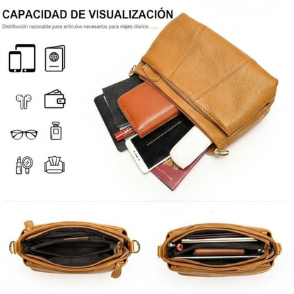 El estilo diario de Rina | Bolso bandolera con diseño de guijarros