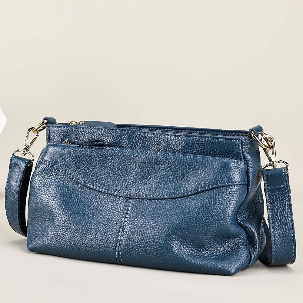 El estilo diario de Rina | Bolso bandolera con diseño de guijarros