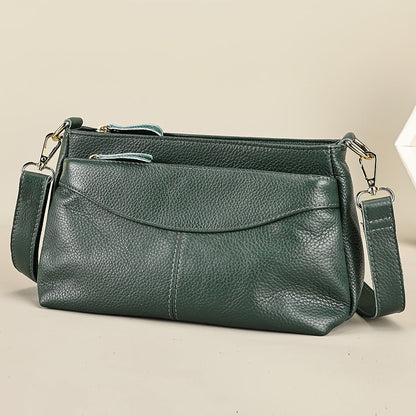 El estilo diario de Rina | Bolso bandolera con diseño de guijarros