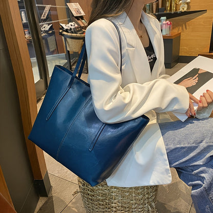 El esencial de lujo de Nora | Bolso tote de piel estructurada