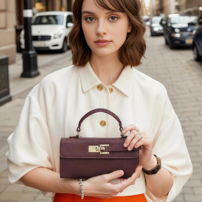VICTORIA™ Bolso de mano elegante de inspiración atemporal