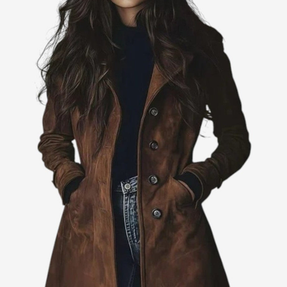 Sara - Abrigo largo elegante para invierno