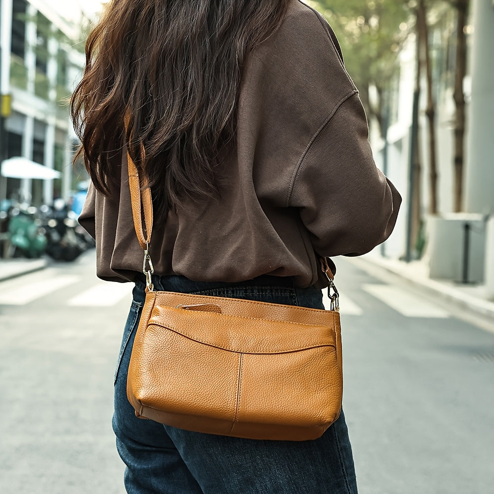 El estilo diario de Rina | Bolso bandolera con diseño de guijarros
