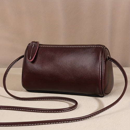 La elegancia pulida de Camille | Bolso de hombro de piel