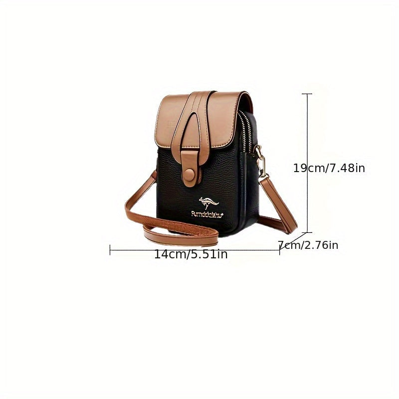 Bolso bandolera compacto de piel Sienna’s Soft Classic