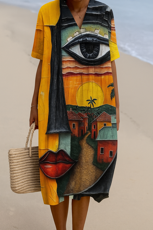Tania - Vestido de Verano Inspirado en Artistas