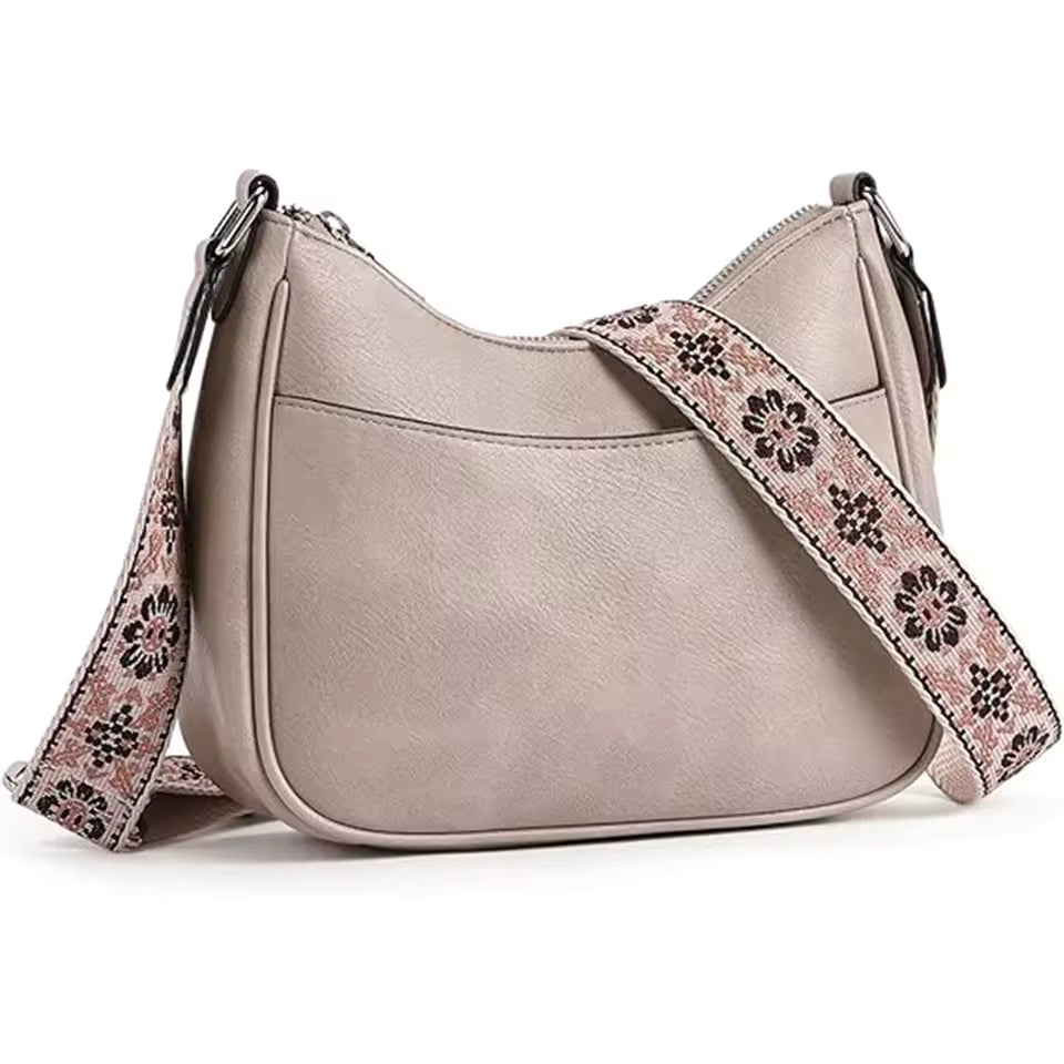 Bolso de hombro de cuero vintage