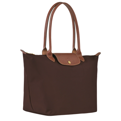 Bolso grande Le Pliage, color ébano