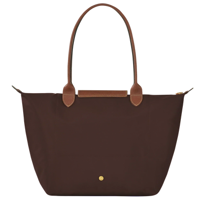 Bolso grande Le Pliage, color ébano
