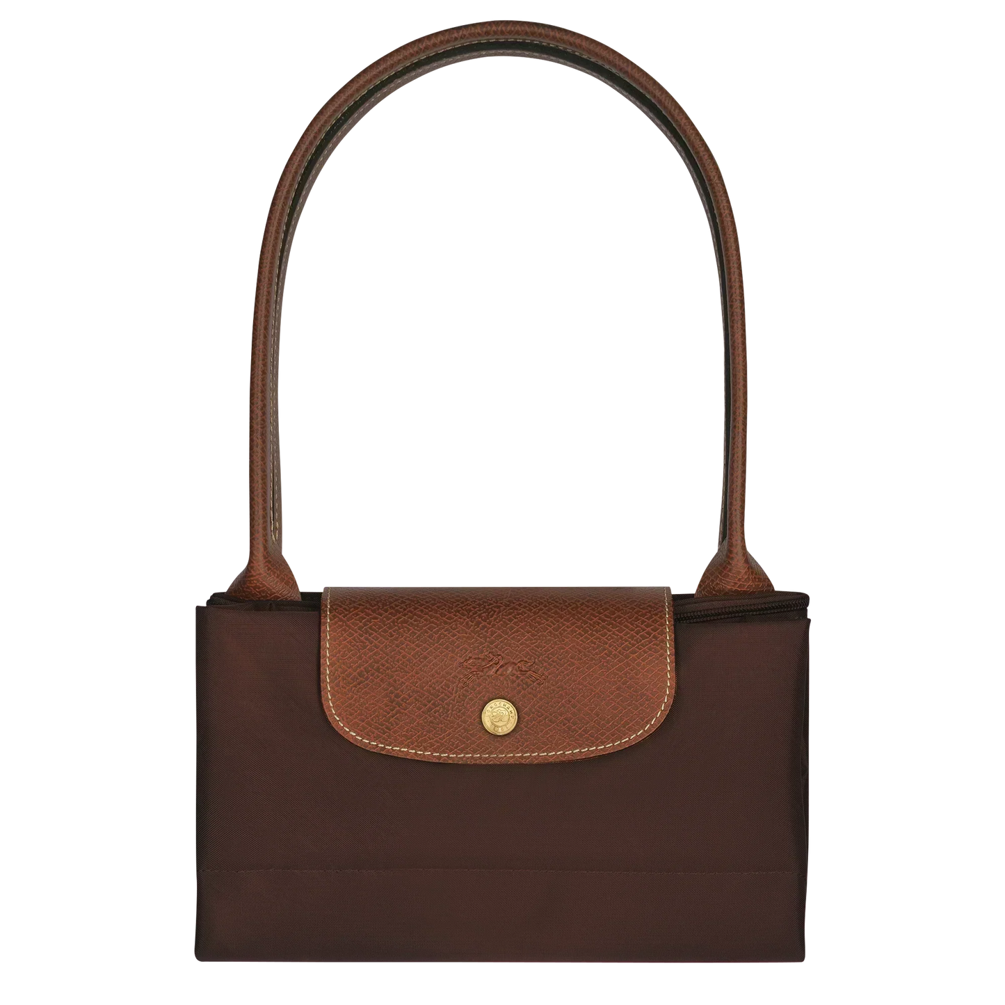 Bolso grande Le Pliage, color ébano