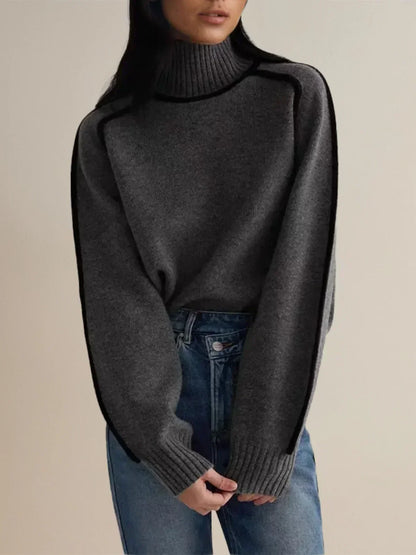 Donna | Elegante suéter de cuello alto
