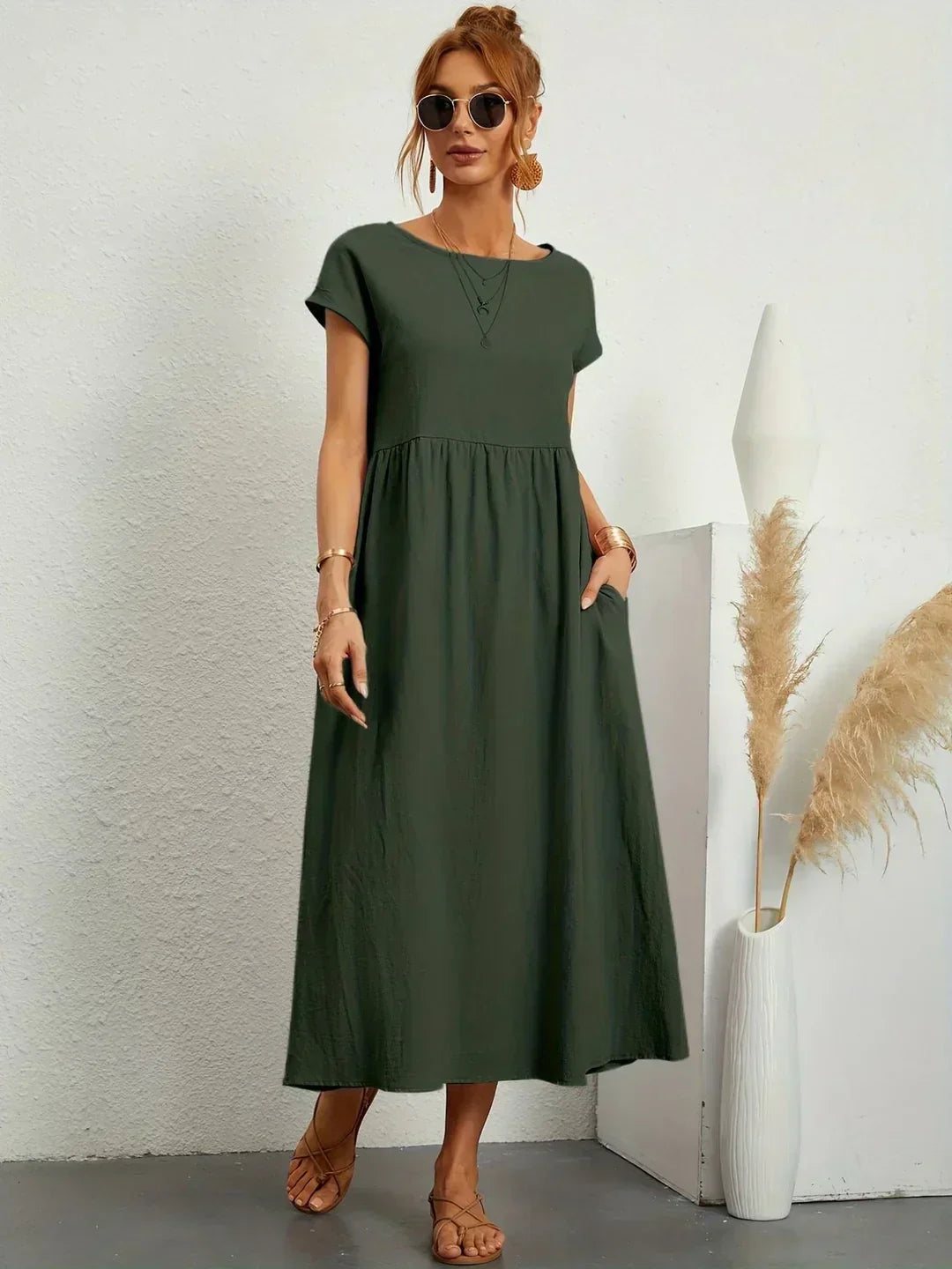 Gabrielle | Vestido midi fluido de elegancia atemporal