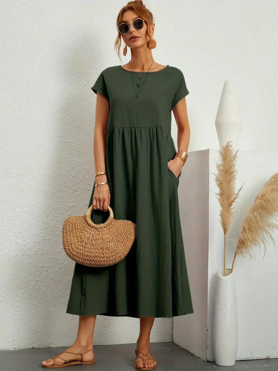 Gabrielle | Vestido midi fluido de elegancia atemporal