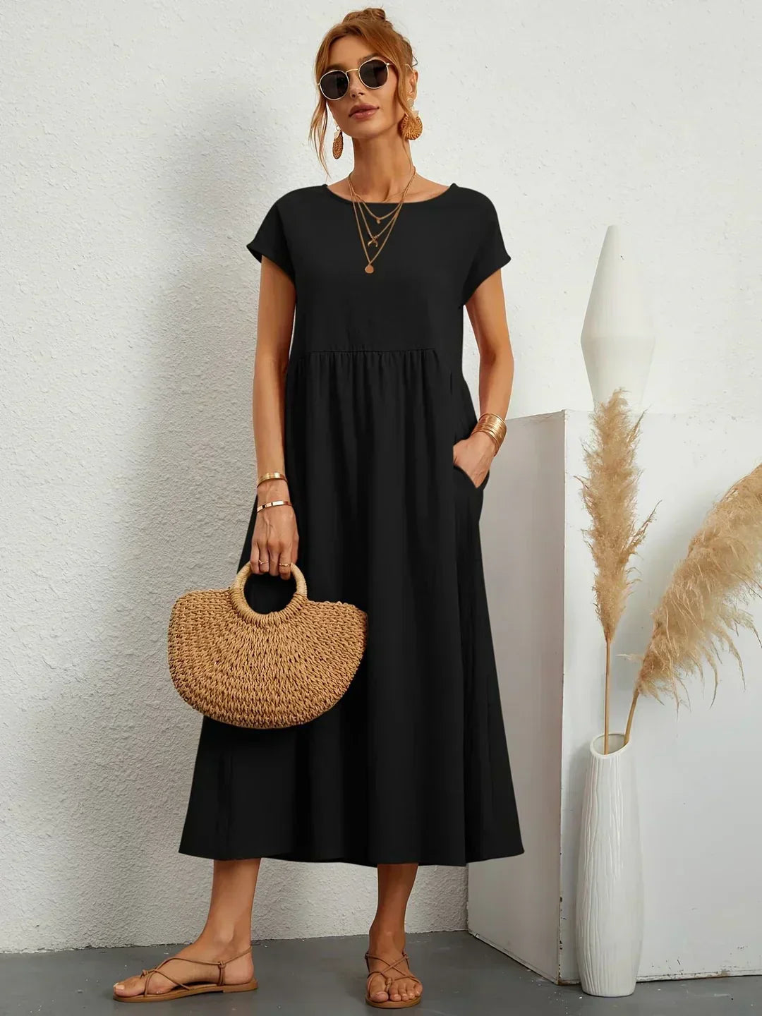 Gabrielle | Vestido midi fluido de elegancia atemporal