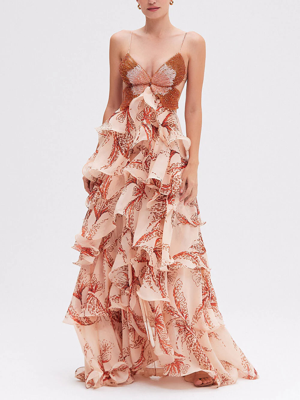 Leyla | Vestido largo Papillon exclusivo