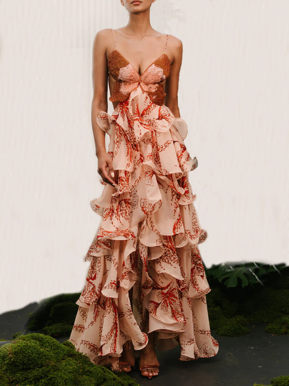 Leyla | Vestido largo Papillon exclusivo