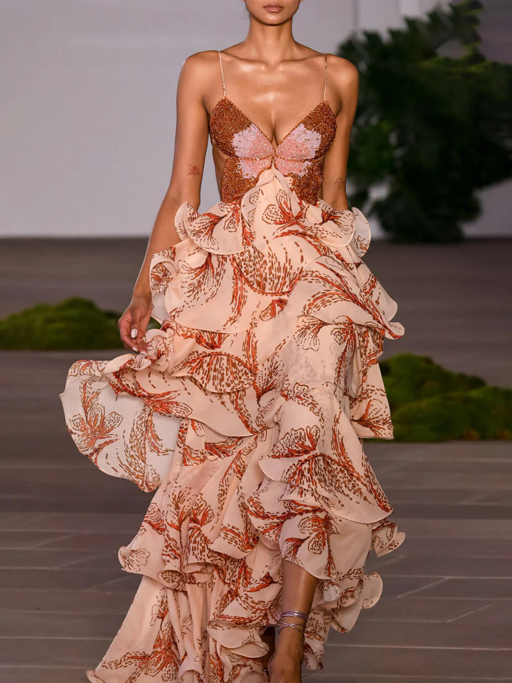 Leyla | Vestido largo Papillon exclusivo