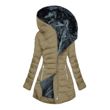 Julia - Chaqueta acolchada de invierno con capucha