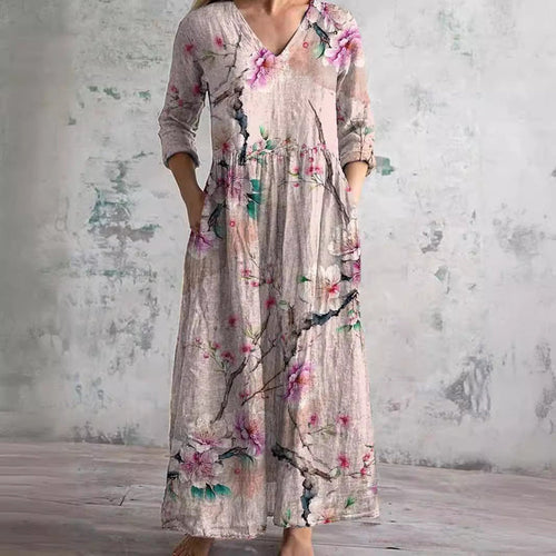 Caroline™ | Vestido Floral de Verano
