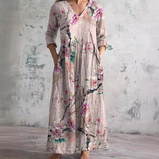 Caroline™ | Vestido Floral de Verano