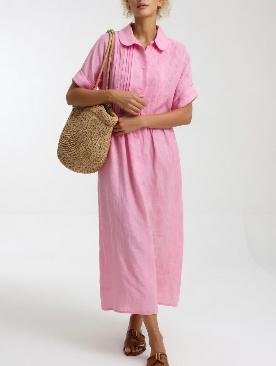 Lysandra | Vestido Camisero Ligero y de Verano