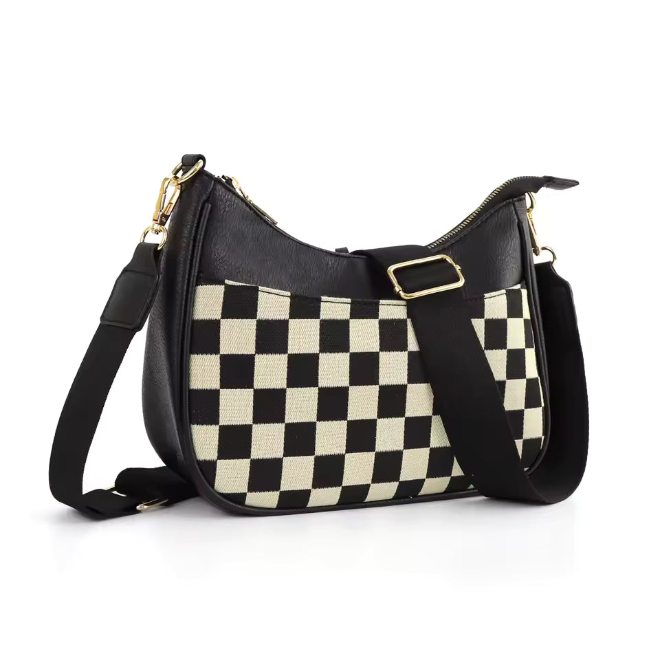 Bolso de hombro de cuero vintage