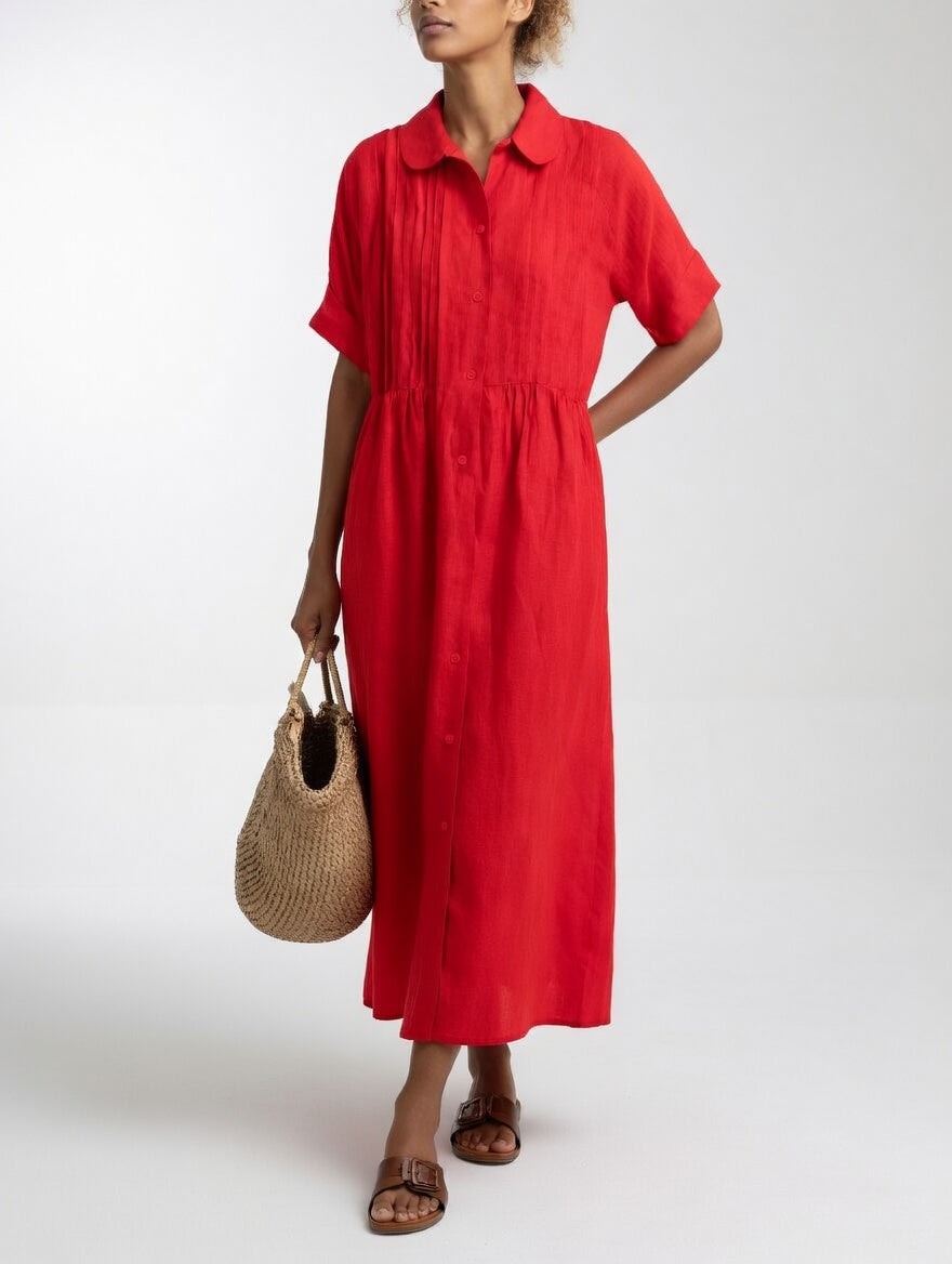 Lysandra | Vestido Camisero Ligero y de Verano