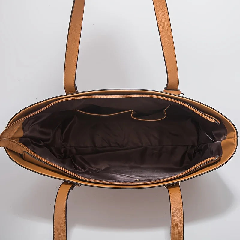 Juego de 4 bolsos modernos de cuero