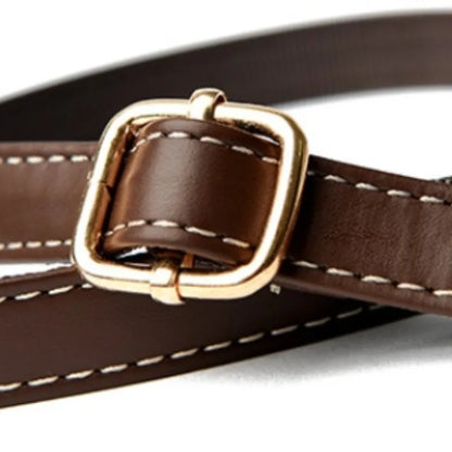 Bolso de hombro de cuero de lujo para mujer