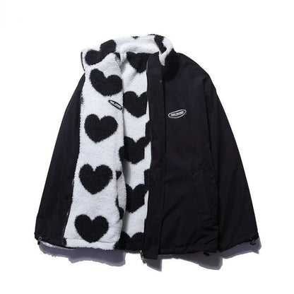 VogelMode - Chaqueta reversible con corazones