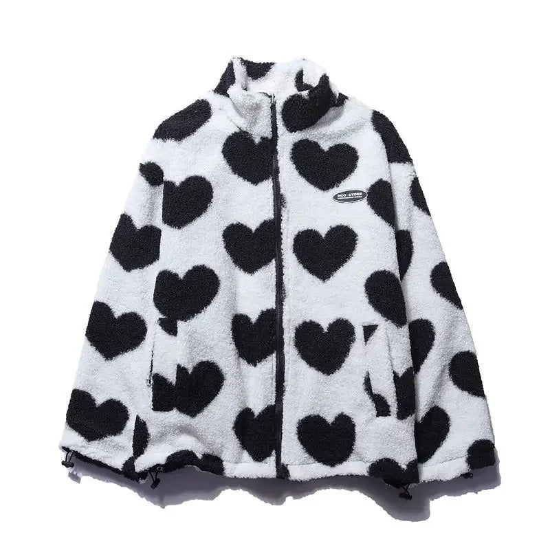 VogelMode - Chaqueta reversible con corazones