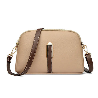 Bolso de hombro de cuero de lujo para mujer