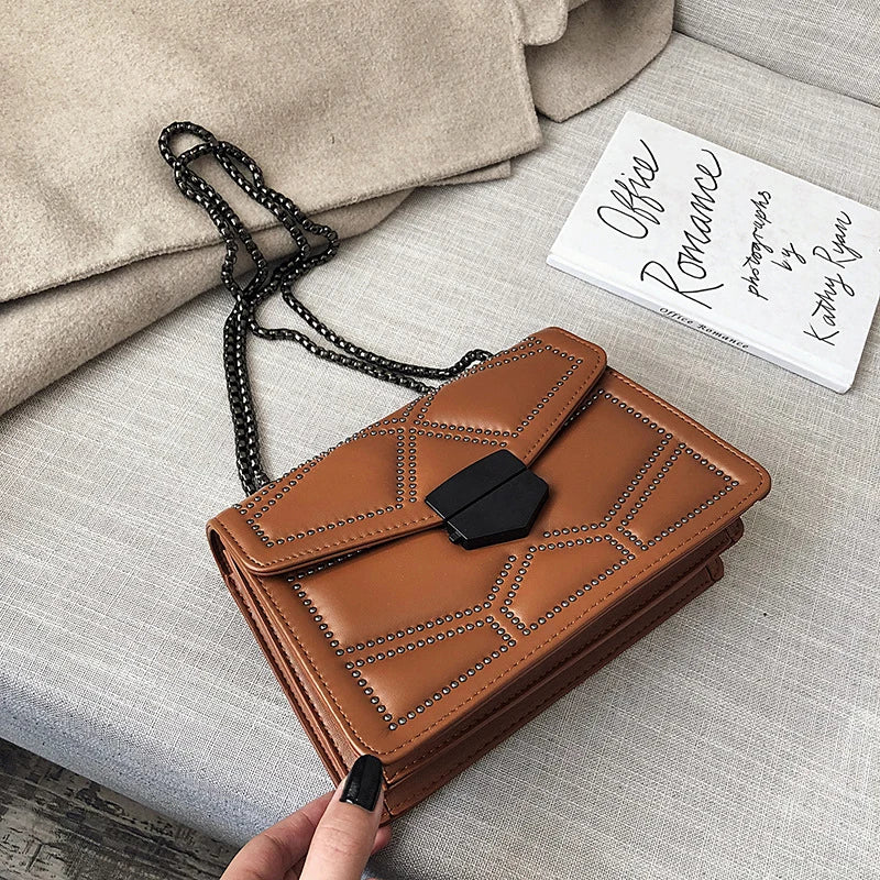 Bolso bandolera elegante - Cuero sintético de moda