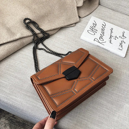 Bolso bandolera elegante - Cuero sintético de moda