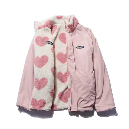 VogelMode - Chaqueta reversible con corazones
