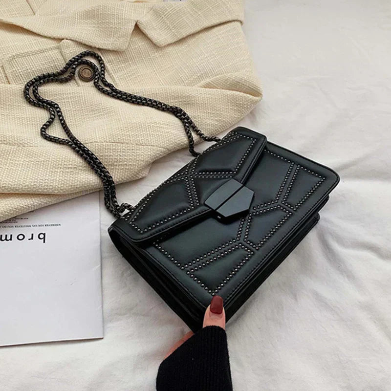 Bolso bandolera elegante - Cuero sintético de moda