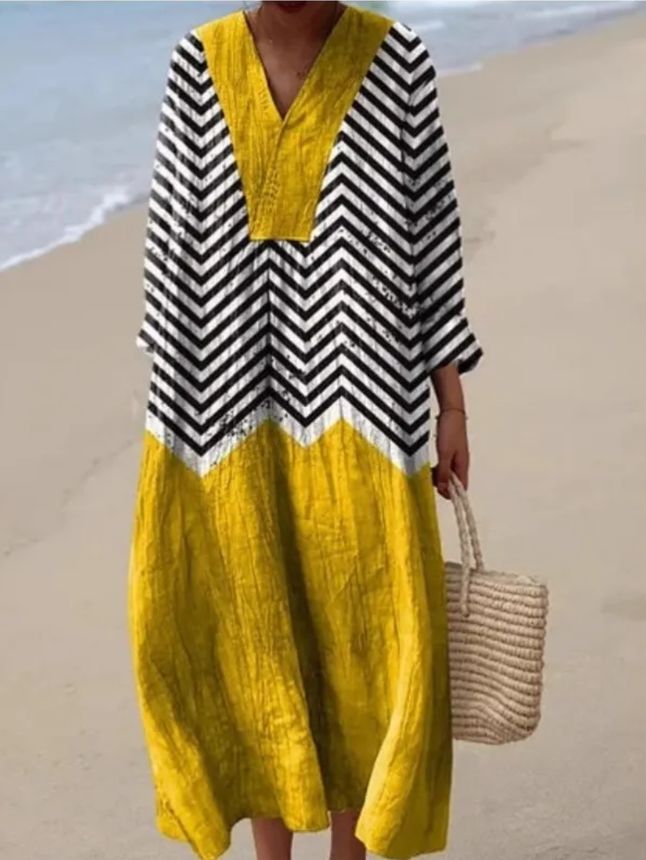 Olivia - Vestido Maxi de Verano Vintage