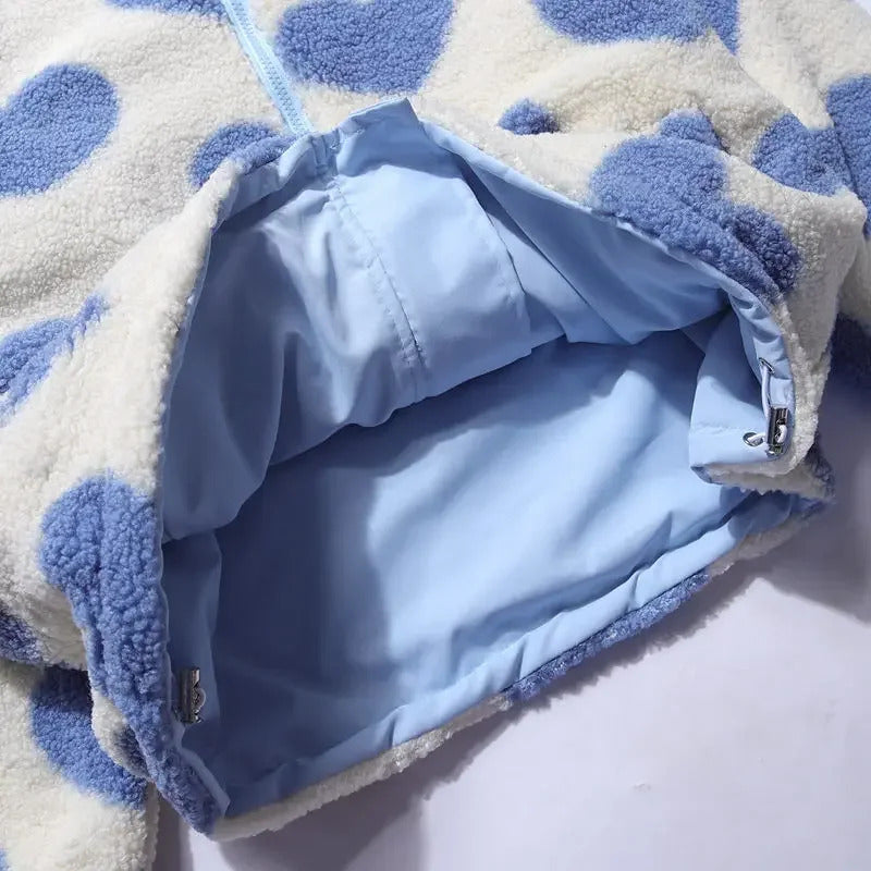 VogelMode - Chaqueta reversible con corazones