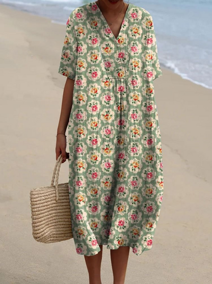 Linda | Vestido Maxi Verano Suelto y Cómodo